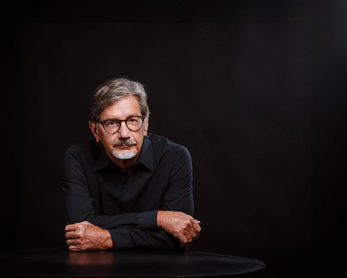 Portrait of Mature Man Headshot Studio