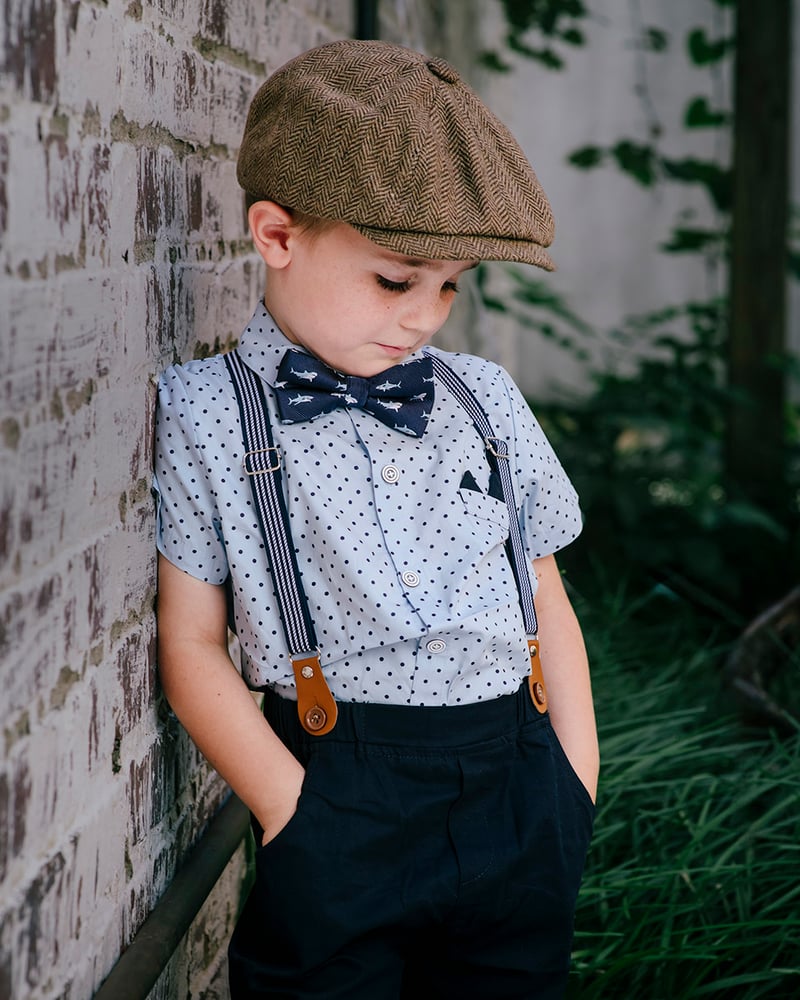 5 year old birthday boy traditional picture outdoor
